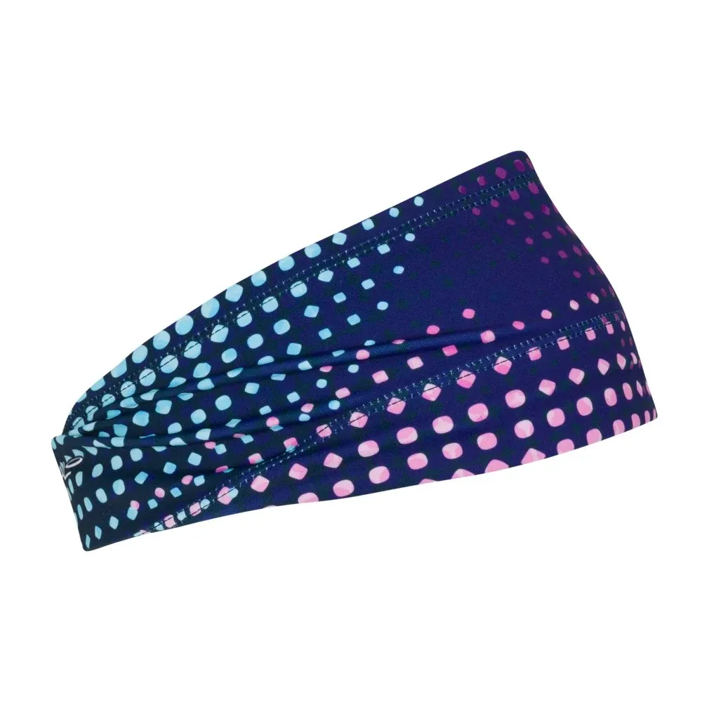 Halo Headband Bandit - 4" Wide Pullover Sweatband Running Headband Pop Dot