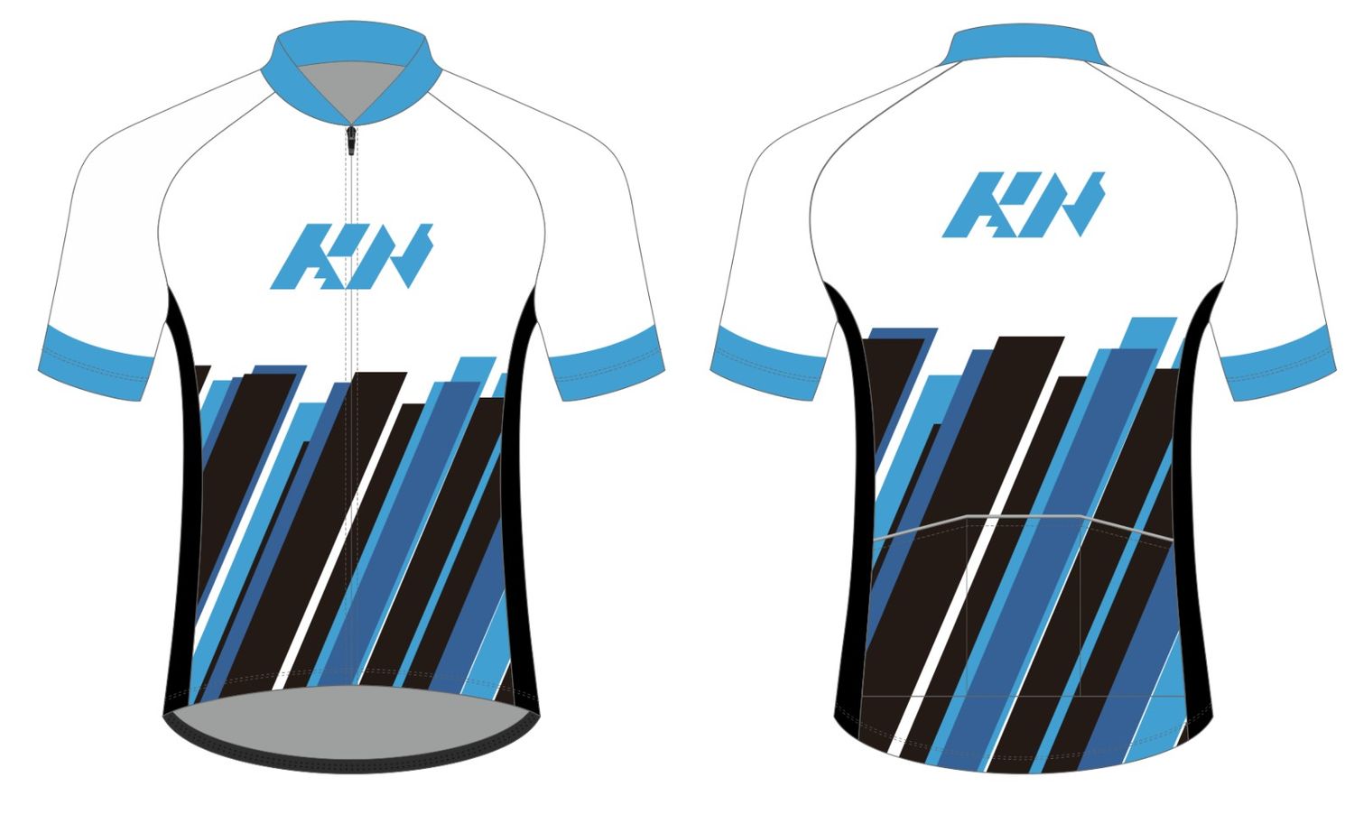 KN Jersey White/Blue
