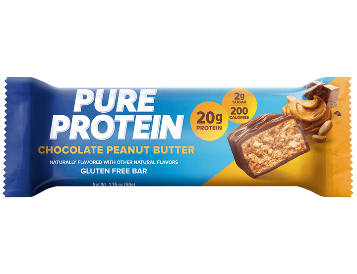 Pure Protein, Chocolate Peanut Butter Gluten Free Protein Bar