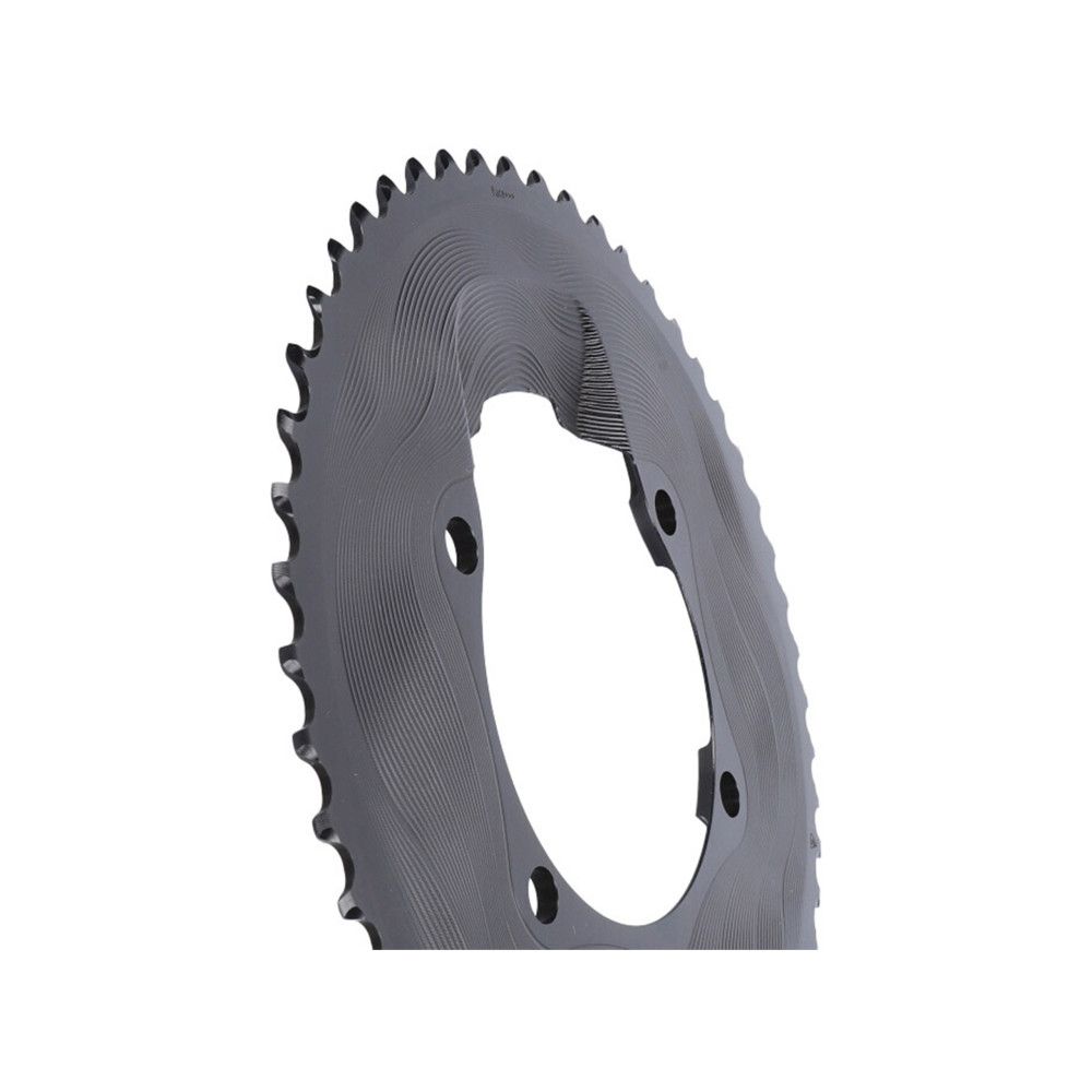 Alugear Round Outer for 110 BCD 4b 52T Shimano Asymmetric 2x12 speed