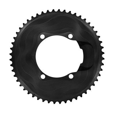 Alugear Round Outer for 110 BCD 4b 52T Shimano Asymmetric 2x12 speed
