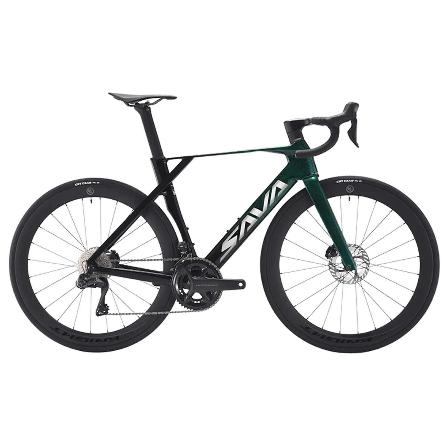 SAVA Blade R8 Large -Ultegra Di2 Full Carbon Road Bike 12SP Ice Crack Blue-Green