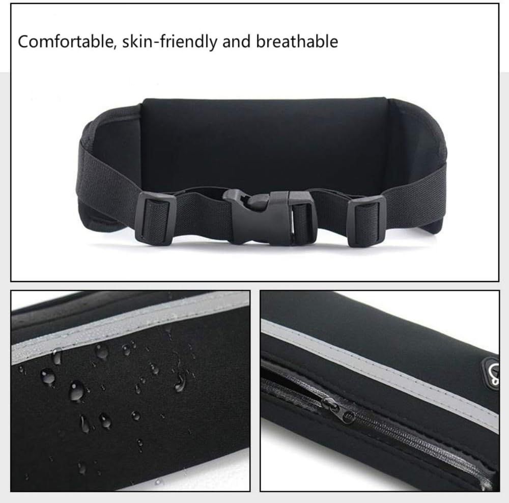 Running Belt with Water Bottle Holder