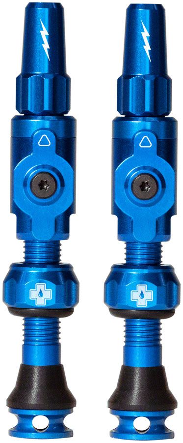 Muc-Off Big Bore Lite Tubeless Valve Stems - Medium, 35mm, Blue