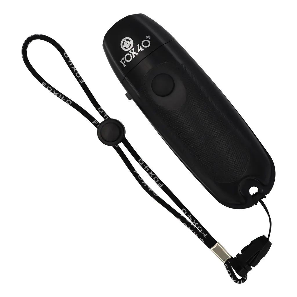 Fox 40 Tide Rider 3-Tone Electronic Whistle 125 Db w/Lanyard &amp; Battery