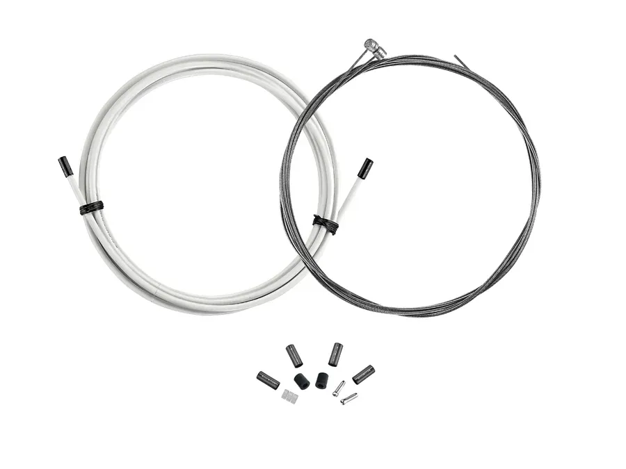 Ciclovation Mountain Brake Cable Set White Front: 1350mm and, Rear: 2350mm