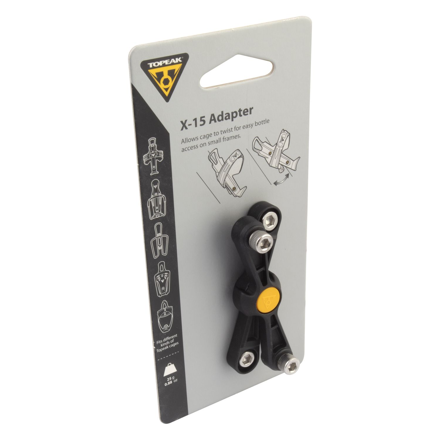 Topeak X-15 Bottle Cage Adapter Rotate 90 degrees