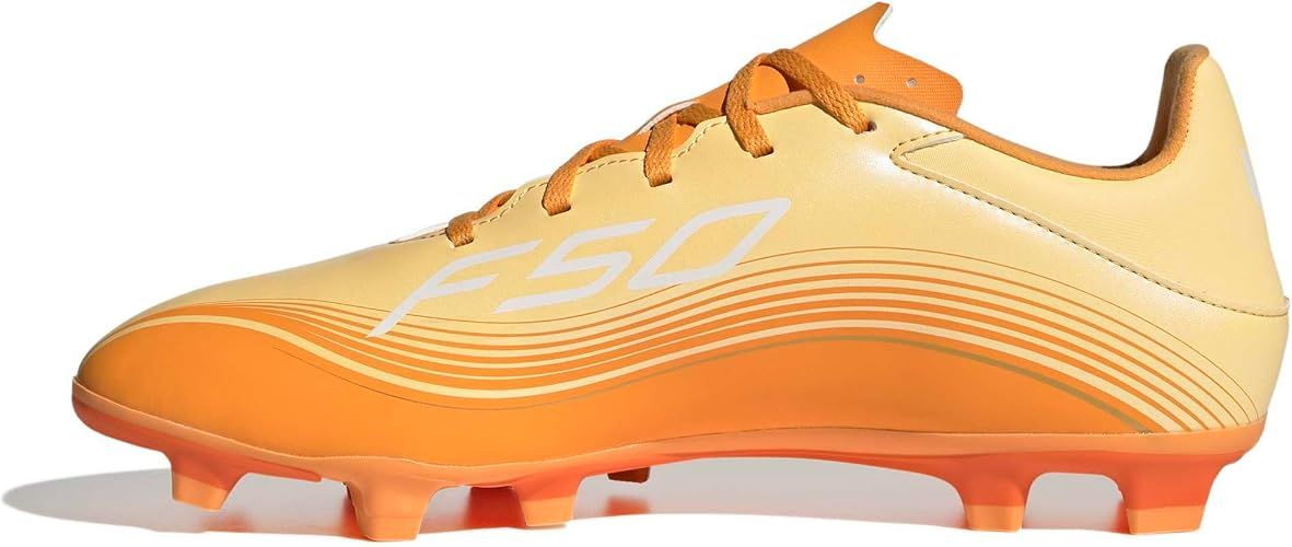 adidas Unisex Adult F50 Messi Club Firm Ground Multi Ground Shoes Orange FG/MG