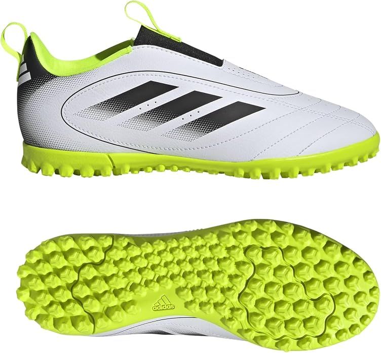 Adidas Kids' Goletto IX Laceless Turf White/Green
