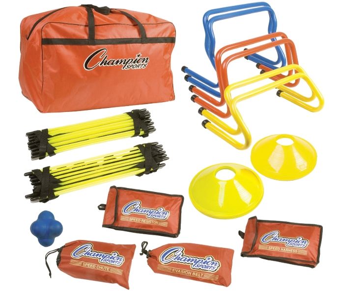 Champion Sports SAGKIT Speed Agility Training Kit,15 pcs./Bag