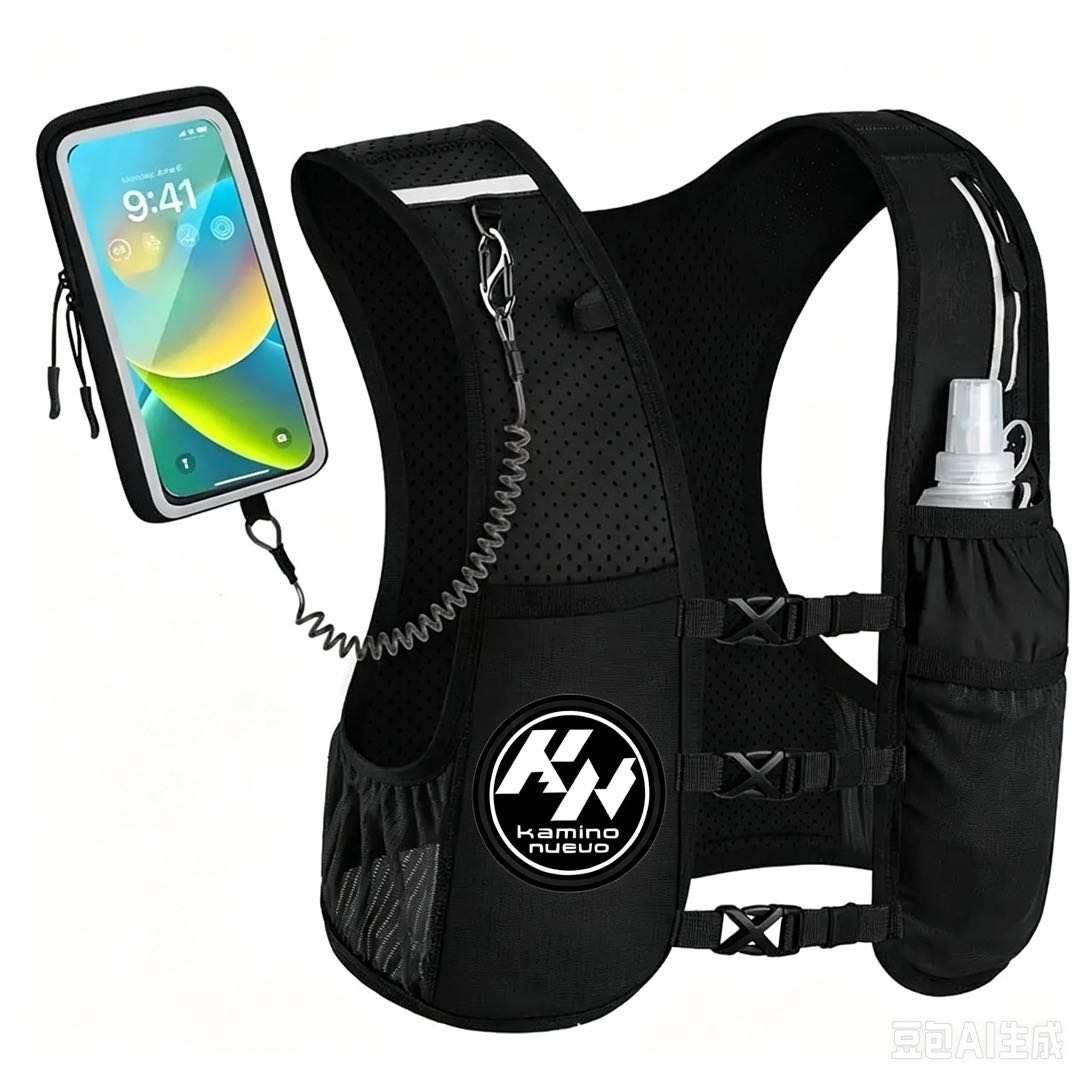 KN Hydration Vest Backpack Pack Black