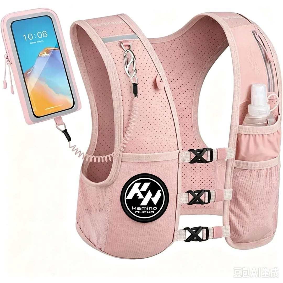 KN Hydration Vest Backpack Pack Pink Rosé