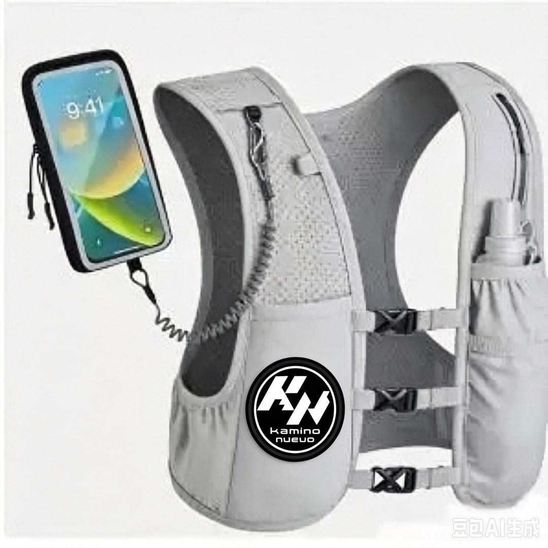 KN Hydration Vest Backpack Pack Ligth Gray