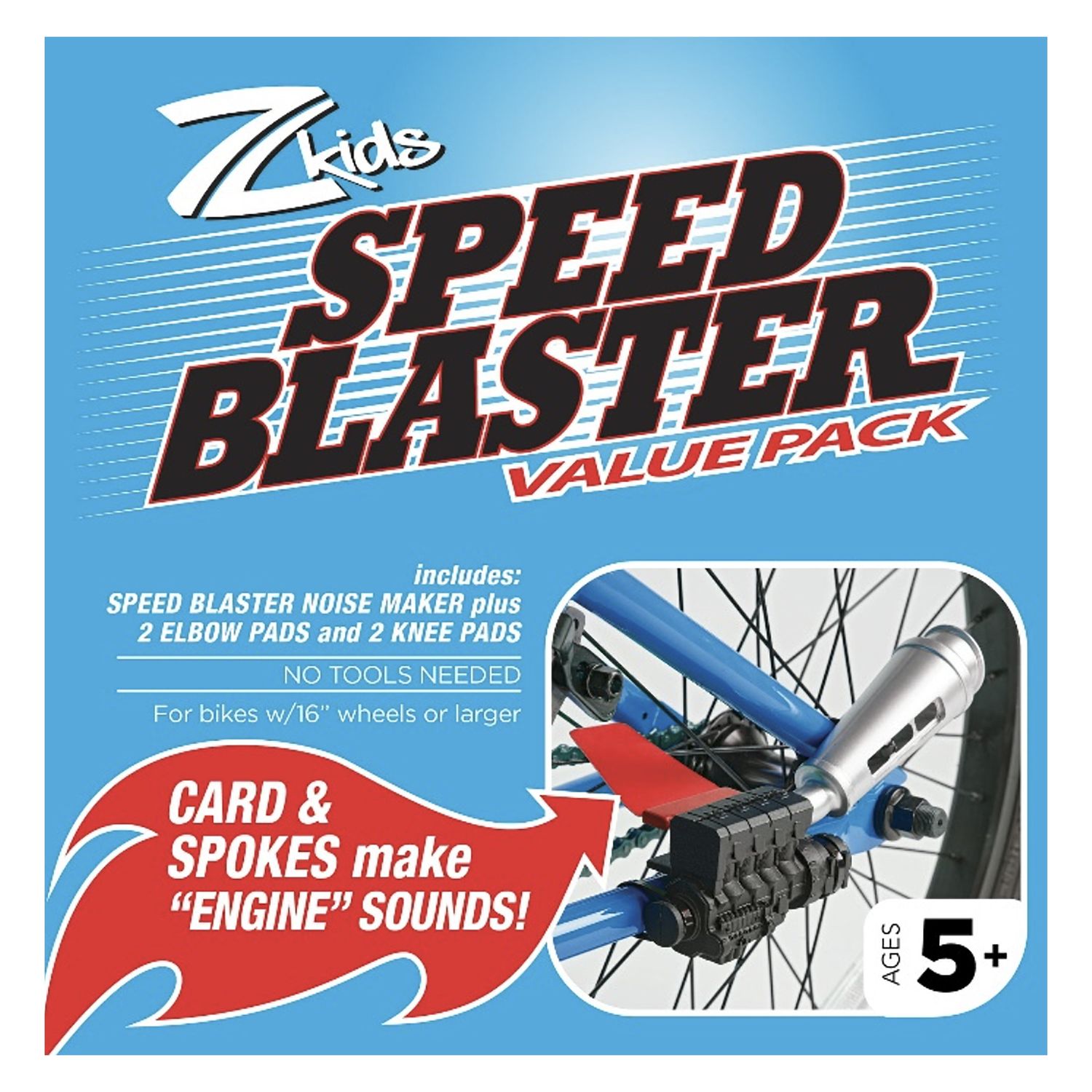 ZEFAL Speed Blaster Bike Pad Set (Engine Noises/Look, Elbow