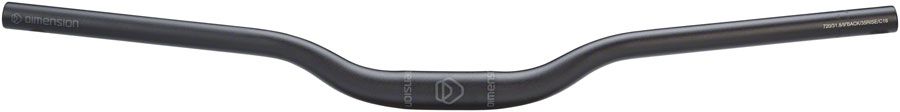 MSW Mountain Handlebar: 35mm Rise, 31.8, 720mm wide, Black