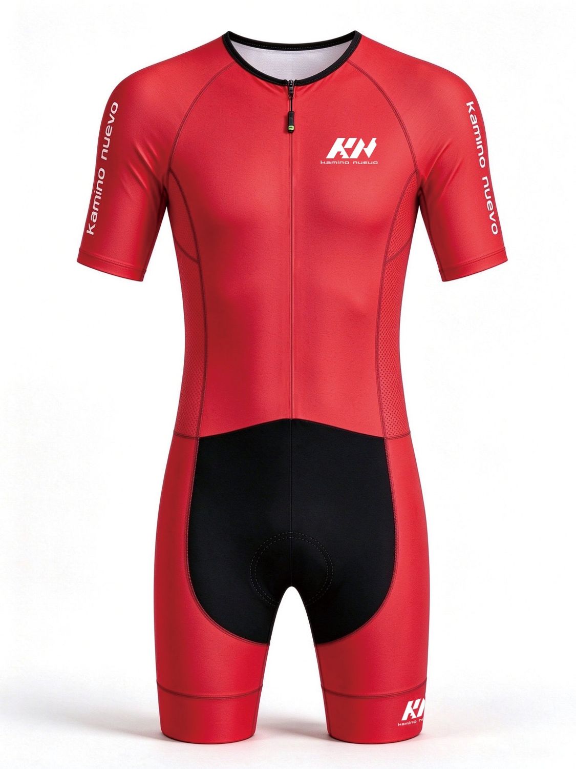 Kamino Nuevo Unisex Triatlon Red Tri Suit Hydrophobic