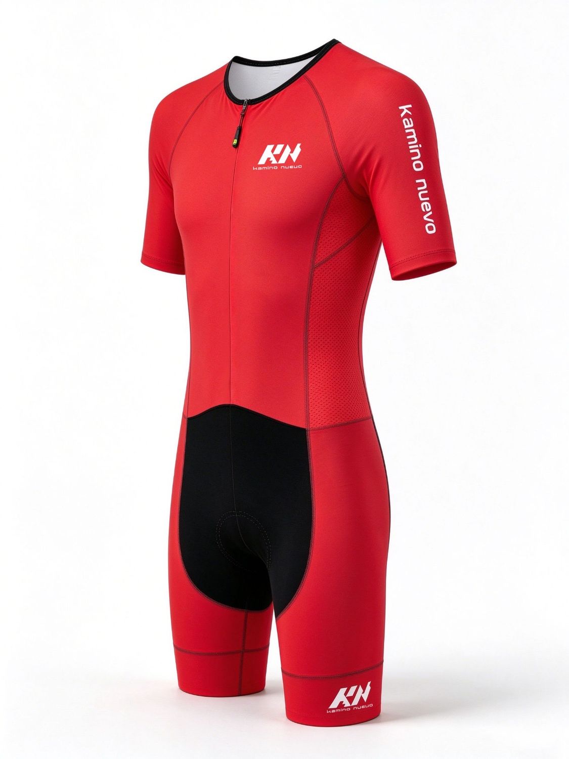 Kamino Nuevo Unisex Triatlon Red Tri Suit Hydrophobic