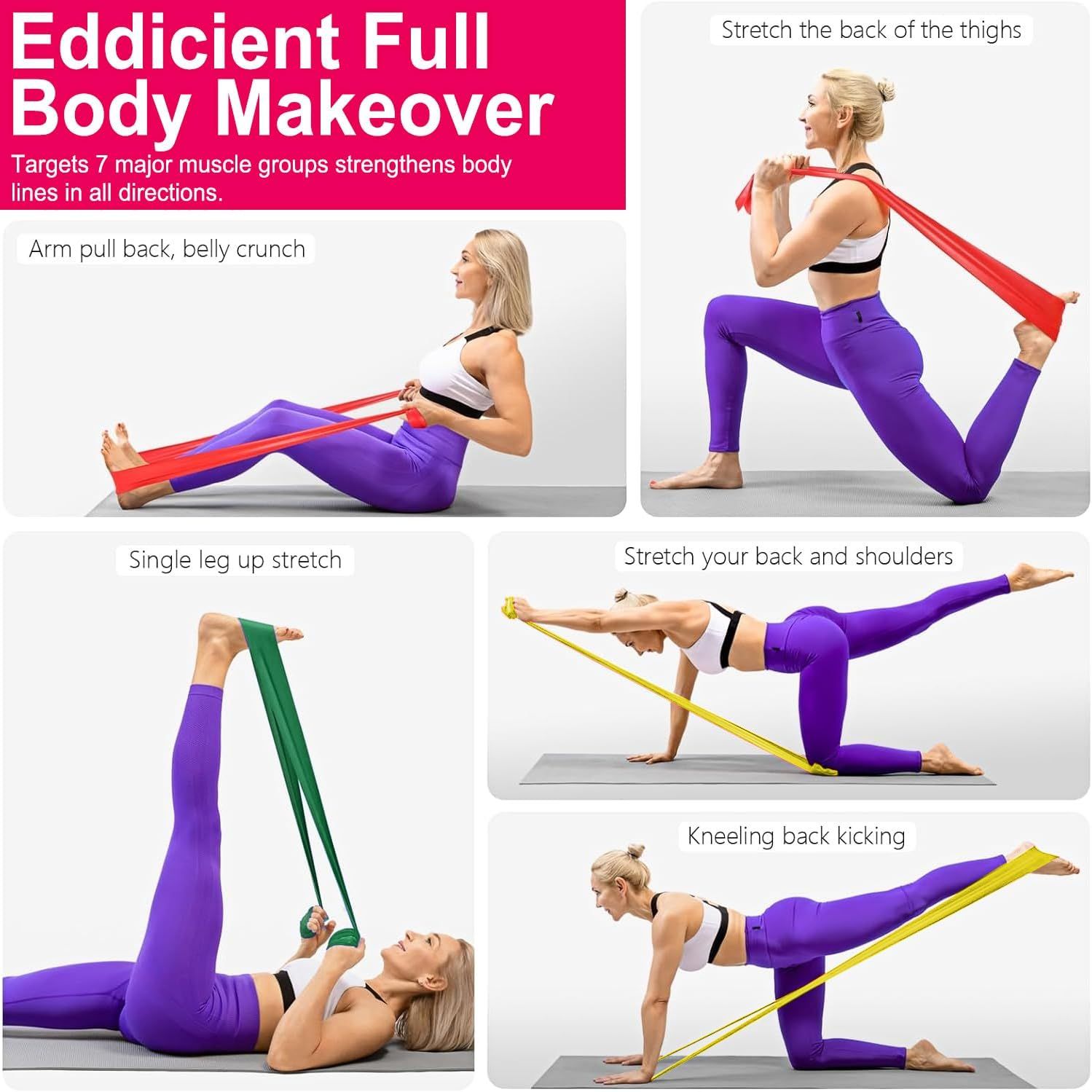 Professional Flat Bands for Trainers, Pilates &amp; Home Gym