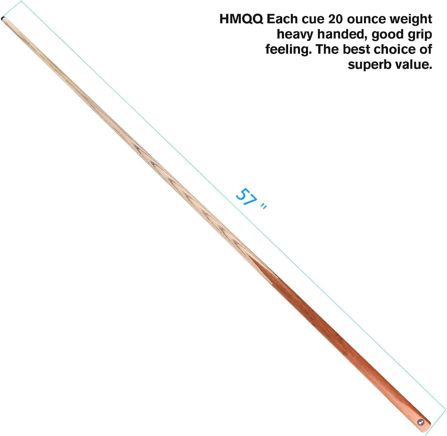 Billiards Pool Cue Sticks, 20 oz, Ash wood - 1-Taco