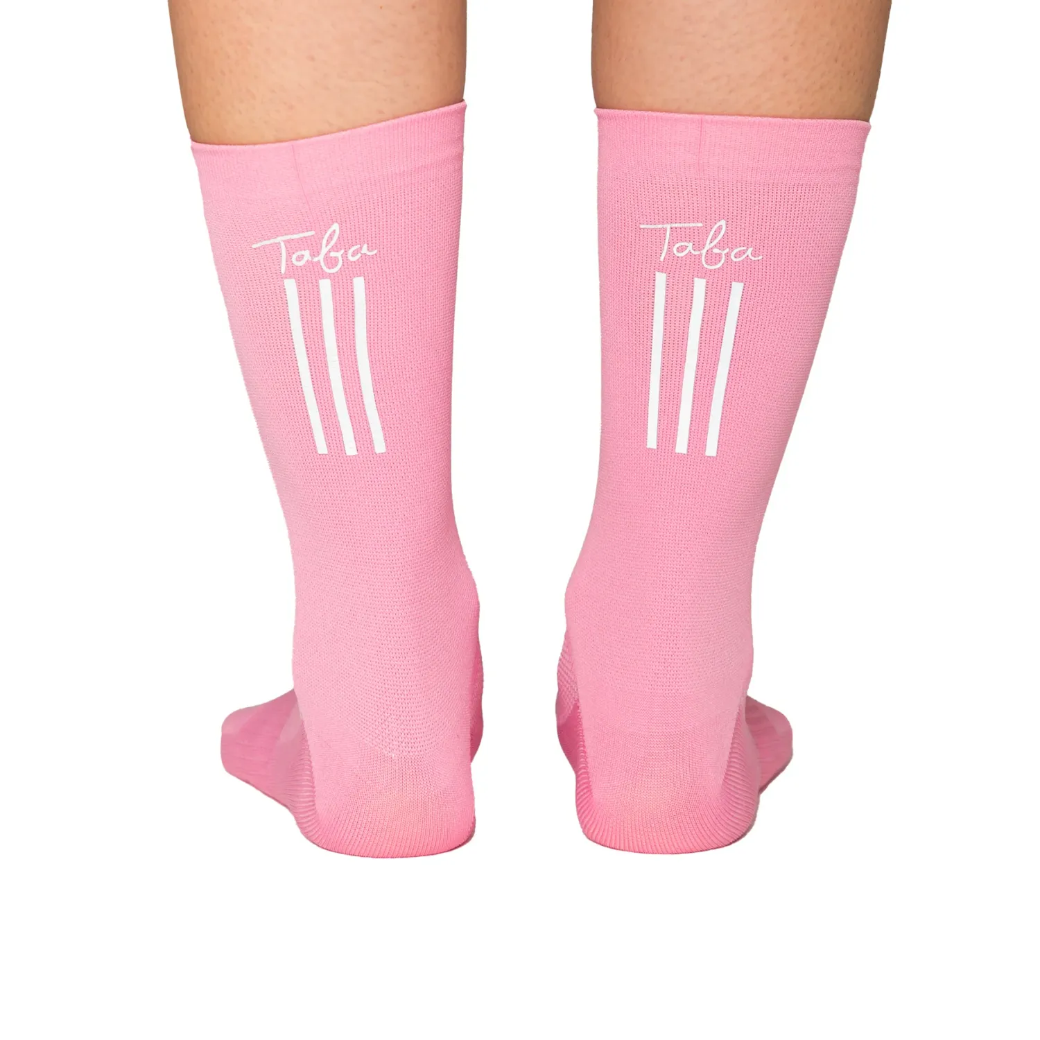 Taba Reflective Cycling Socks Pink