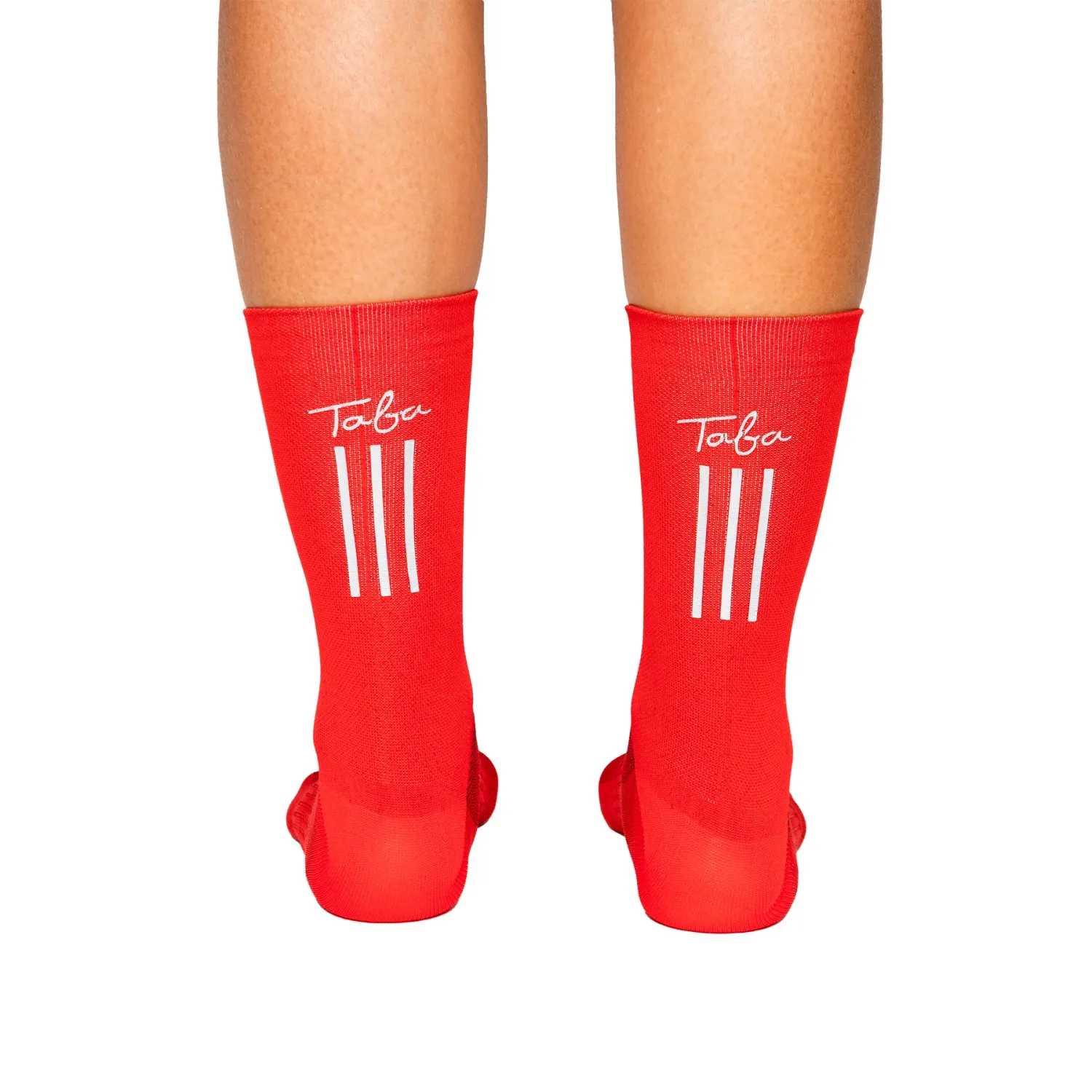 Taba Reflective Cycling Socks Red