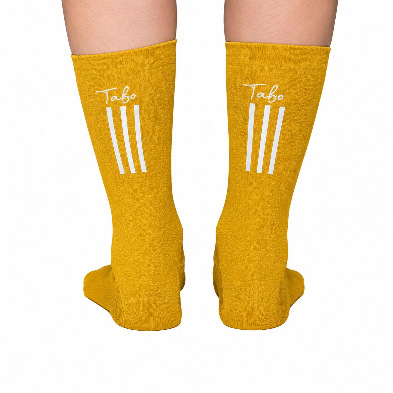 Taba Reflective Cycling Socks Mostaza