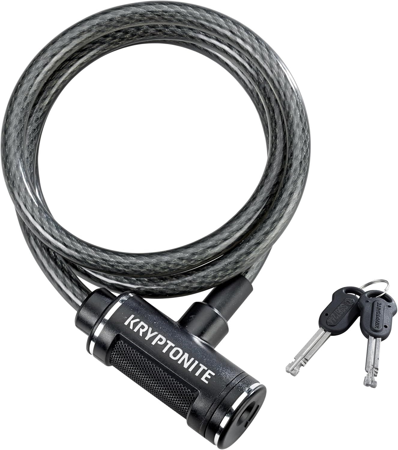 Kryptonite Parkview Bike Lock Cable, 6ft. x 12mm Braided Steel Cable Anti-Theft Security Bicycle Lock