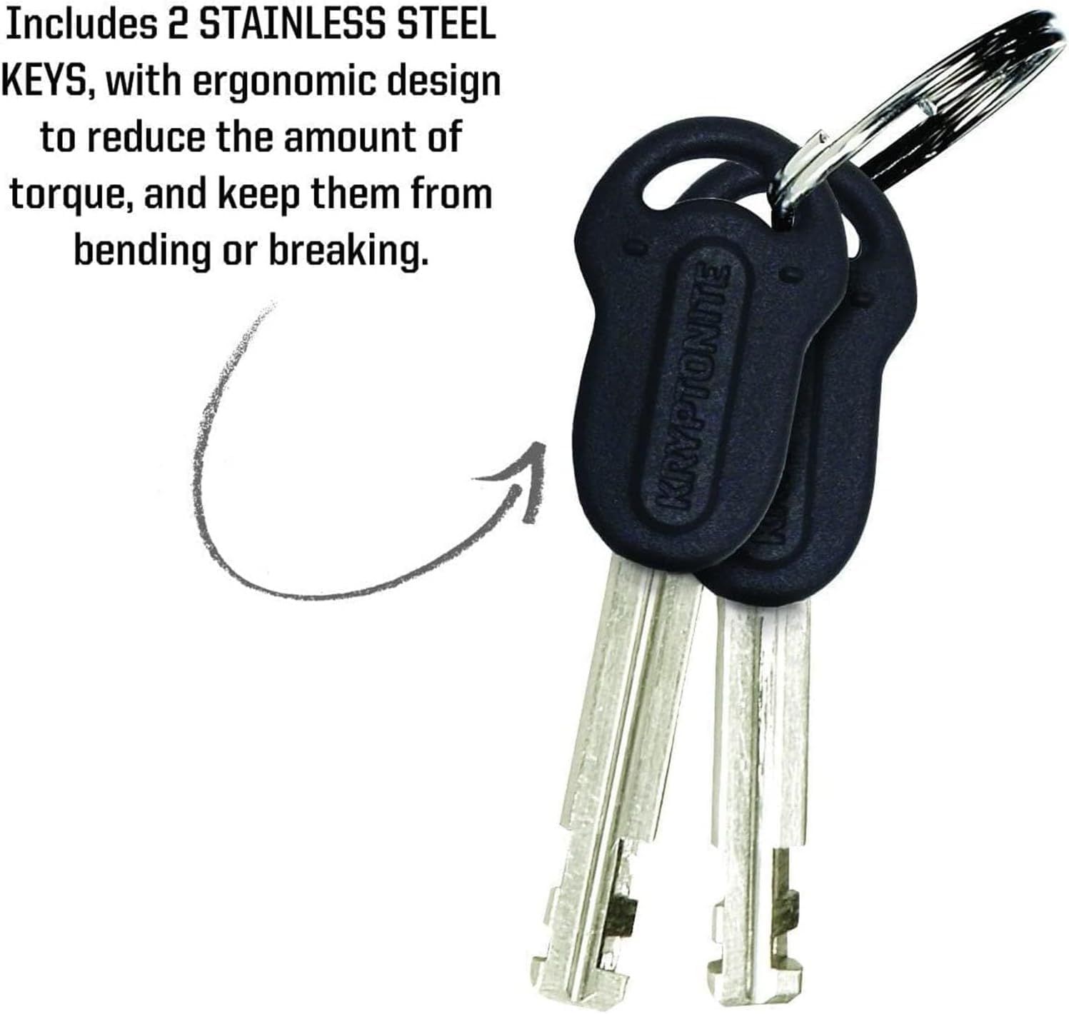 Kryptonite Parkview Bike Lock Cable, 6ft. x 12mm Braided Steel Cable Anti-Theft Security Bicycle Lock