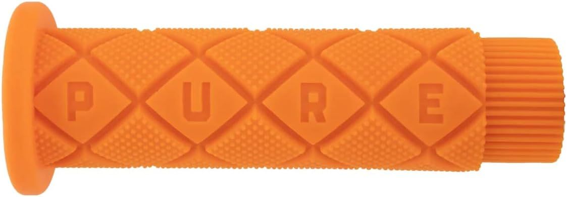 Pure Cycles Grips Set Black 120mm Orange