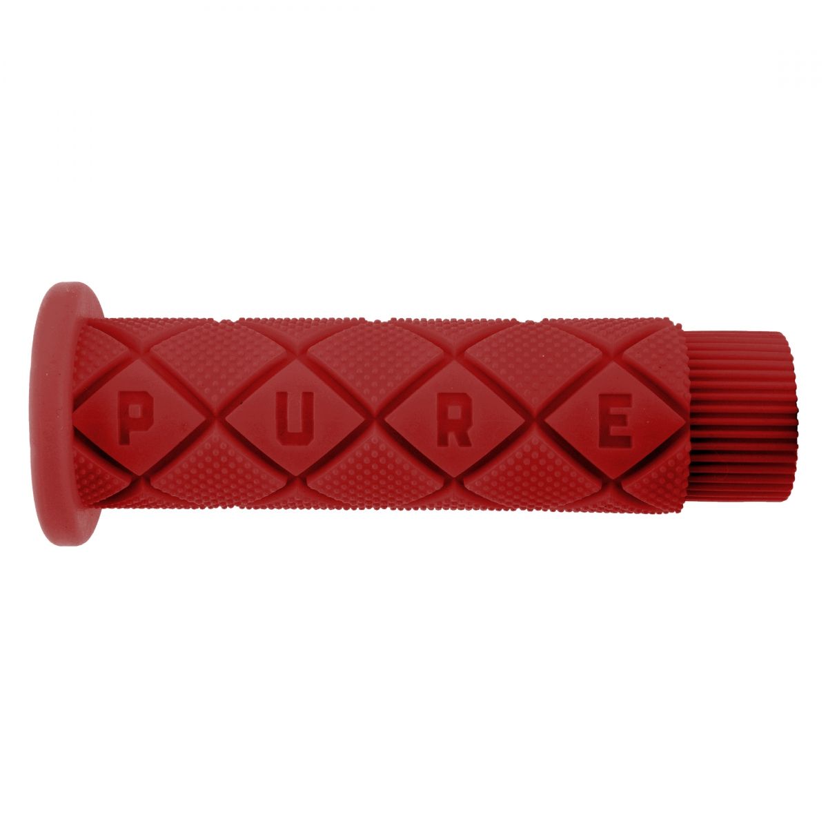 Pure Cycles Grips Set Black 120mm Red