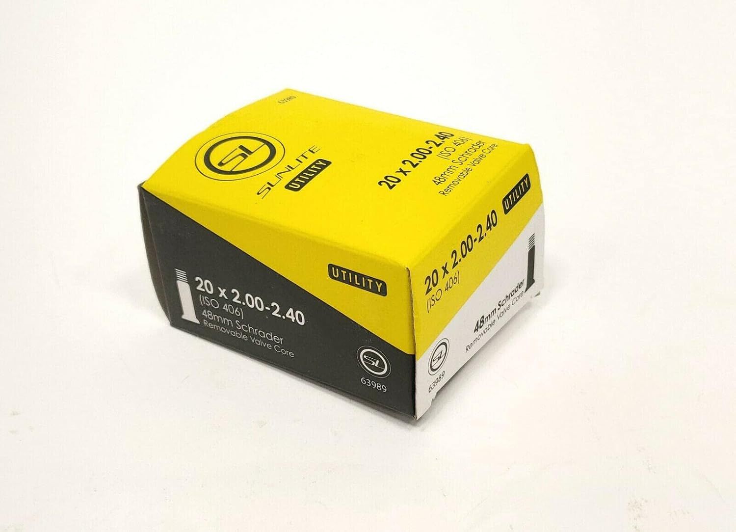 Sunlite Utili-T Standard Bicycle Tube - 20x2.00-2.40 - 48mm