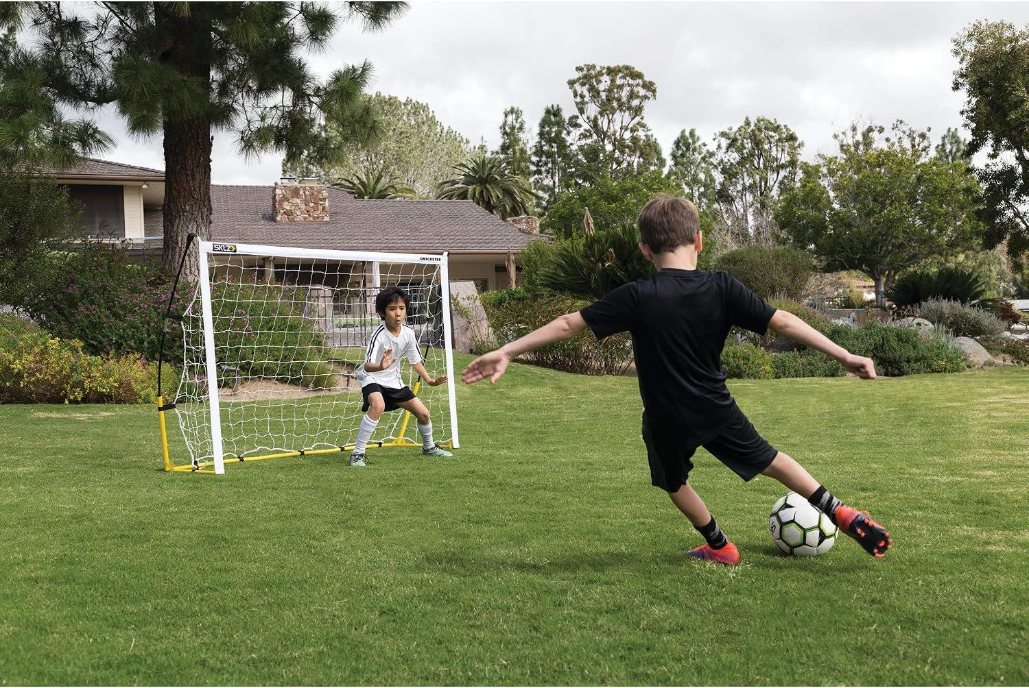 SKLZ Quickster Soccer Goal - Portable Goal for Backyard 6'X4'