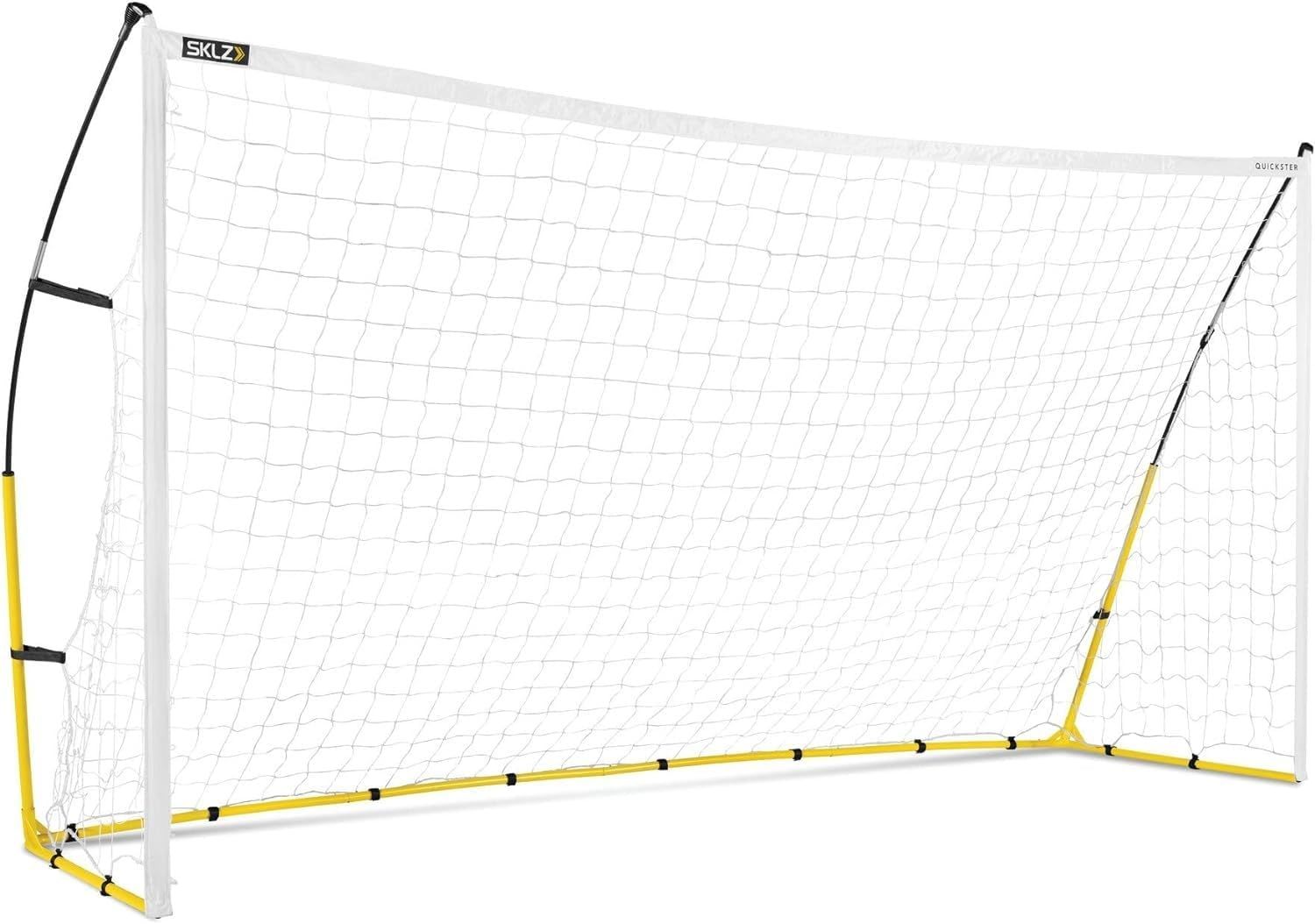 SKLZ Quickster Soccer Goal - Portable Goal for Backyard 12ftX6ft