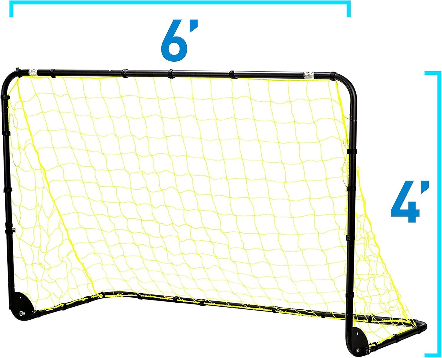 Franklin Sports Folding Strong Metal Soccer Goals 6'X4'