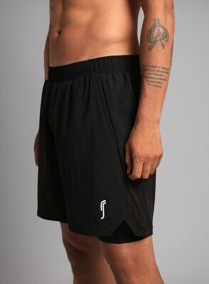 RS Men's Performance shorts 2-in-1 - Black