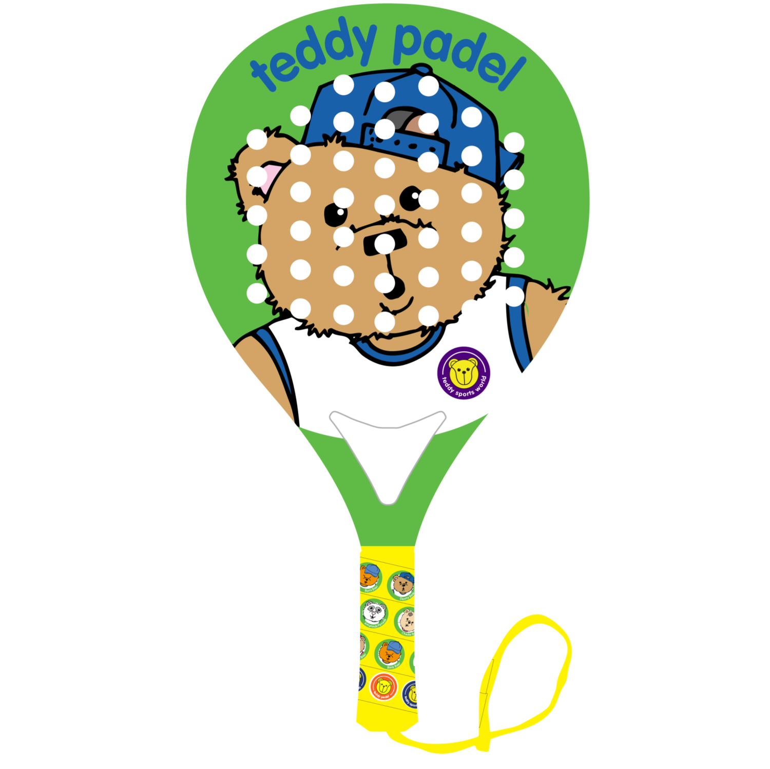 Teddy Padel Kids Racket - Danny Bear