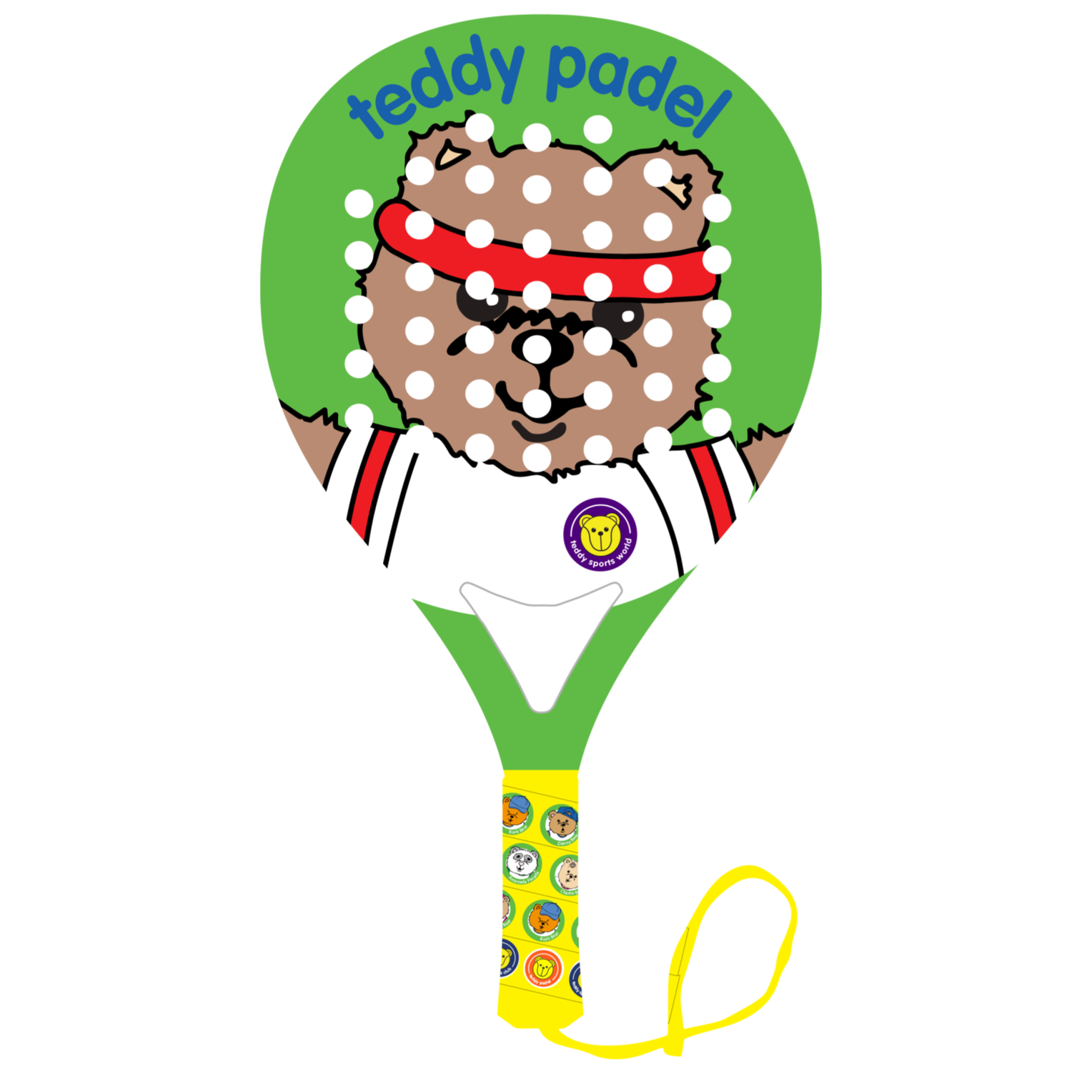 Teddy Padel Kids Racket - Johnny Bear