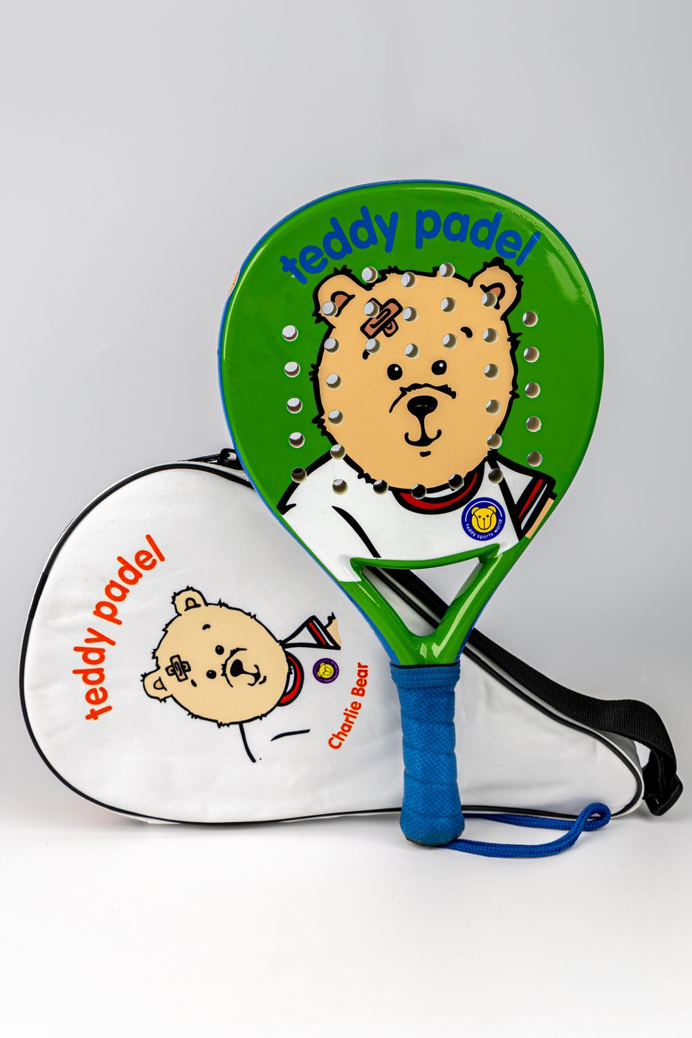 Teddy Padel Kids Racket - Charlie Bear