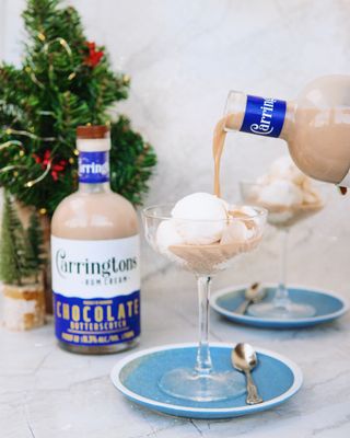 [12] Carringtons Choc Butterscoth Rum Cream - 750ML