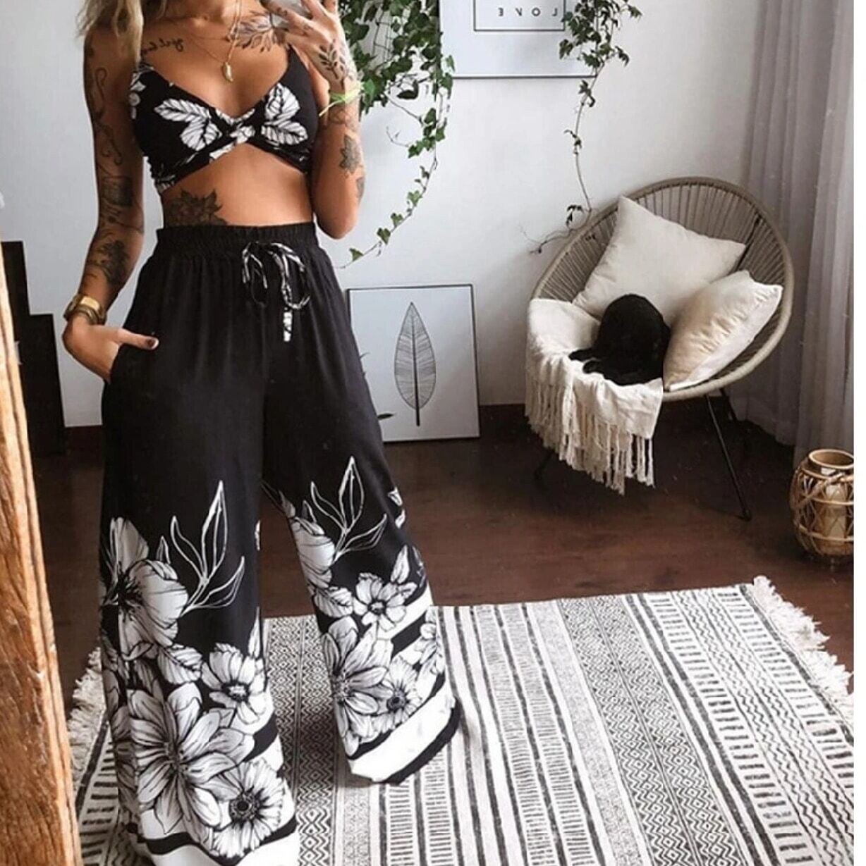Two peice pants set