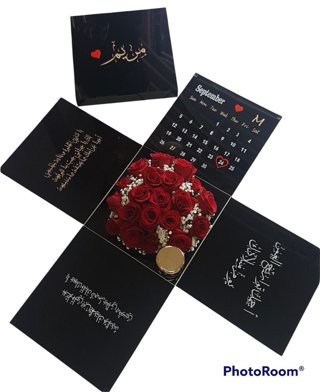 صندوق المفاجآت بالورد الطبيعي