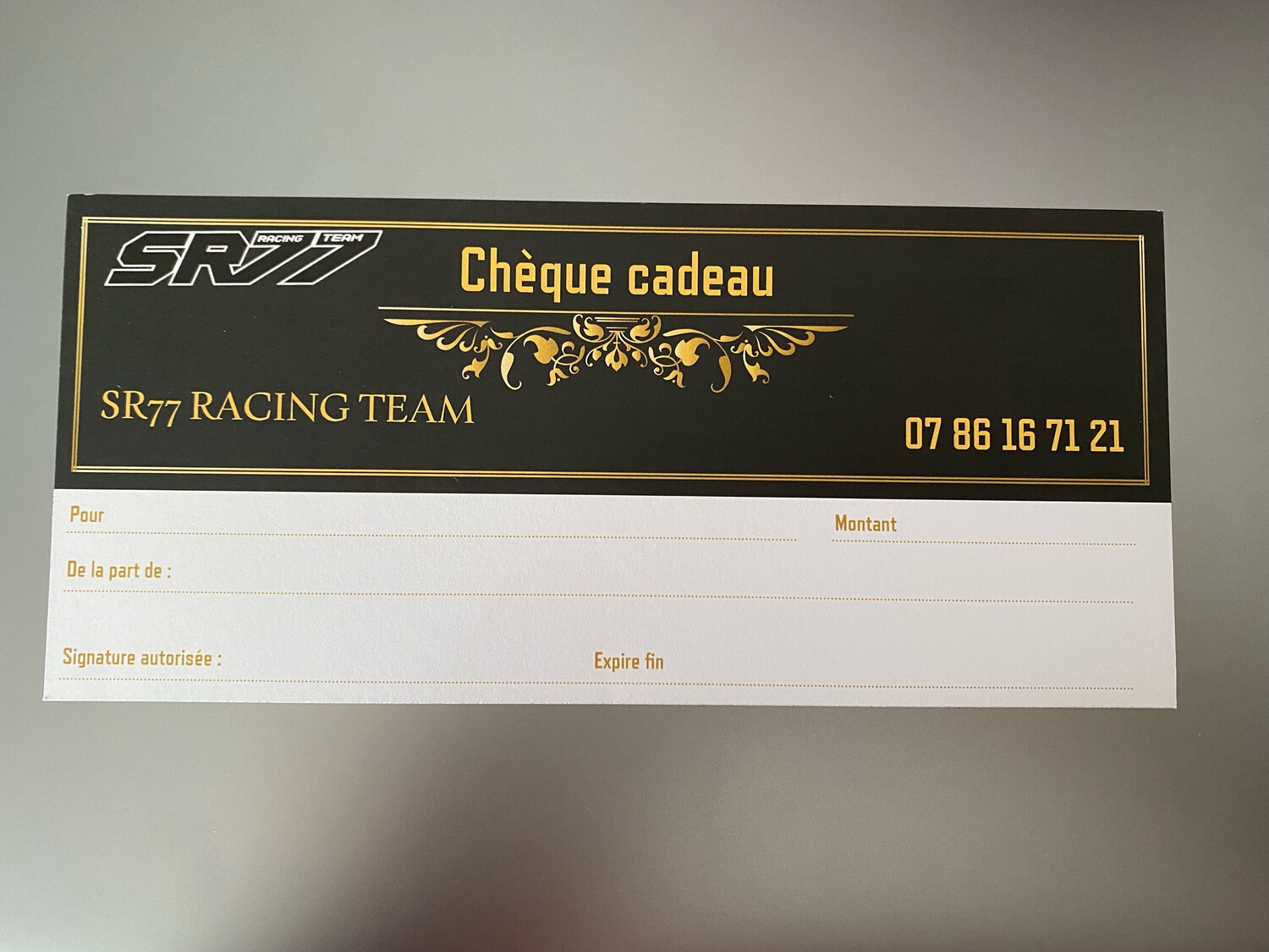 Chèque cadeau de 20€ à 100€ au choix