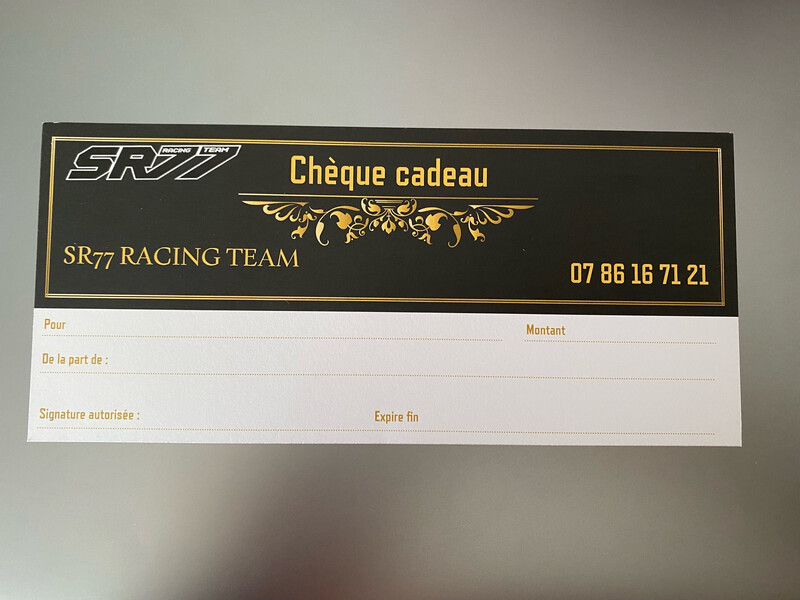 Chèque cadeau de 20€ à 100€ au choix