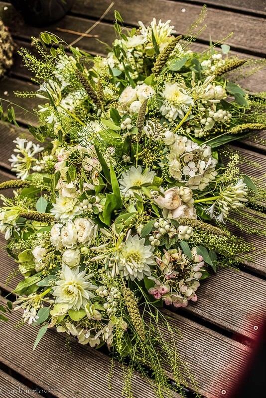 Afscheidsbloemen devotie