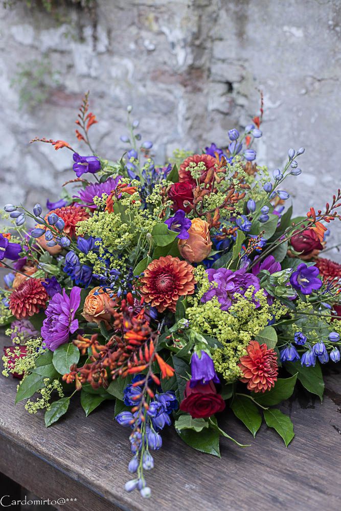 afscheidsbloemen  kleurexplosie