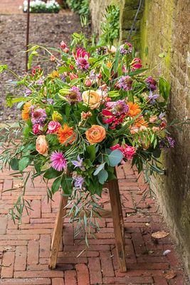 Rouwbloemen divers