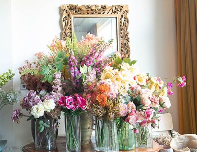 OPRUIMING ZIJDEN Bloemen