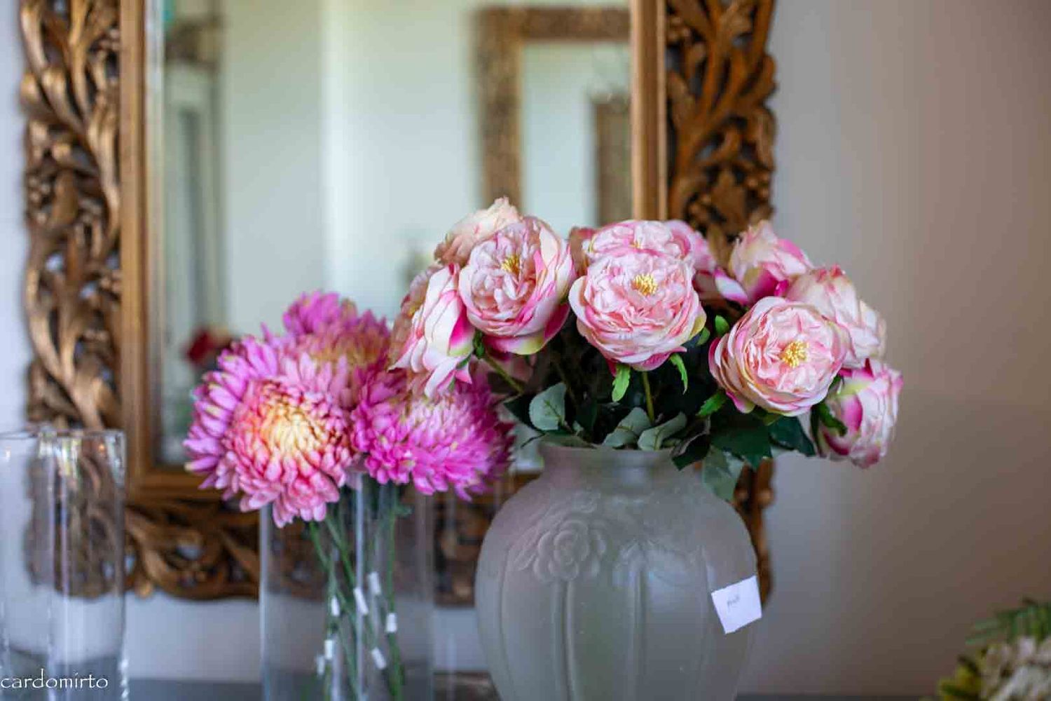 Rozen en dahlia,s (silka)