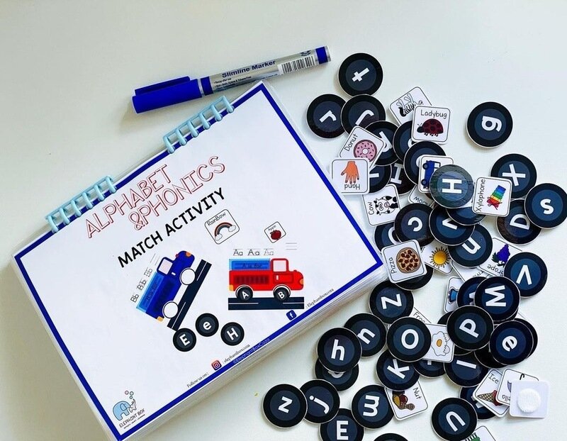 Alphabet and Phonics Matching Activity-PDF Download