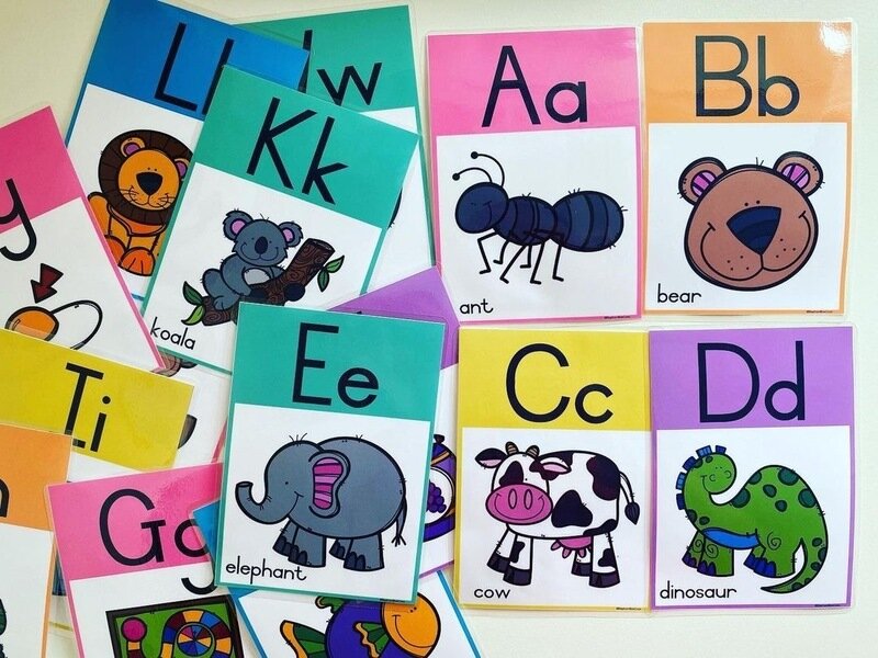 Alphabet Display CardsColourfullPDF Download